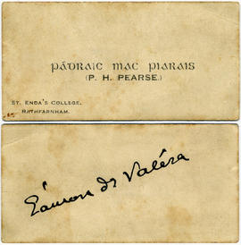 Pádraic Mac Piarais Calling Card