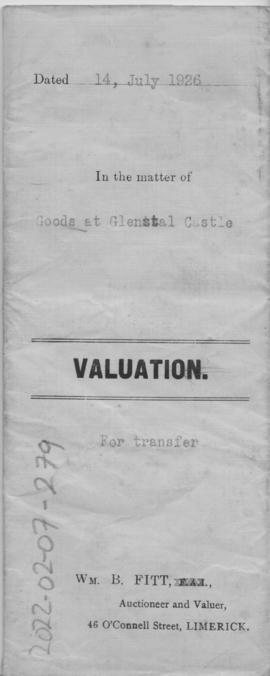 Valuation of Glenstal Abbey - 1926