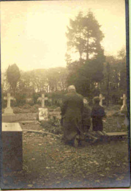 1937 Exhumation: grave before opening
