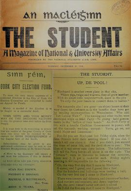 The Student / a magazine of national & university affairs