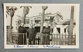Fr. Thomas Dowling, Fr. Clement Connolly and Fr. Berchmans Cantillon in Watts, Los Angeles