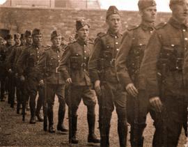 Irish Army Soldiers on Parade