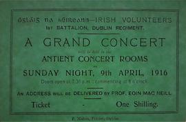 Irish Volunteers Concert Ticket
