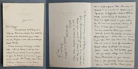 Copy letter from Fr. Angelus Healy