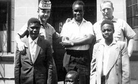 Visit of Kenneth Kaunda to Mangango