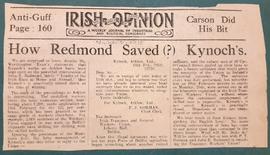 John Redmond and the Kynoch Munitions Factory