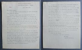 Copy letter from Fr. Colman Griffin to Fr. Stephen Murtagh