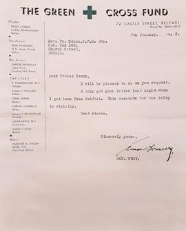 Letter from Eamon Donnelly