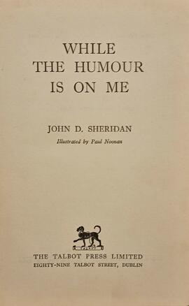 While the humour is on me
