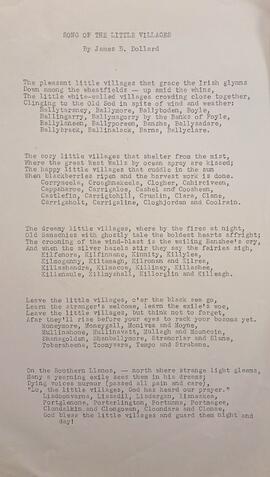 Poems by A.J. Ryan and Fr. James B. Dollard