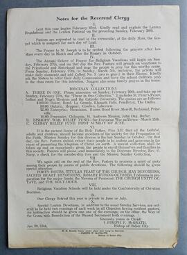Pastoral Circular Letter