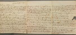 Letter from Cardinal Charles Erskine