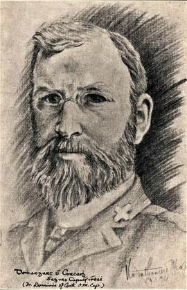 Copy pencilled sketch portrait of Fr. Dominic O’Connor OFM Cap.
