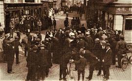 Upper Church Street shortly after Kevin Barry’s arrest