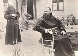 Fr. Stephen (from Rheims, France) and Br. Leo (Dutch Capuchin Friar)