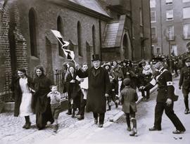 Evacuation of Civilians on Gardiner Street, Dublin