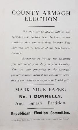 Eamon Donnelly Election Flier