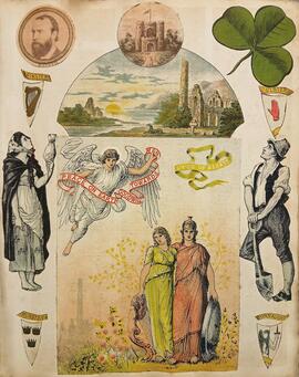 Hibernia and Britannia Illustration