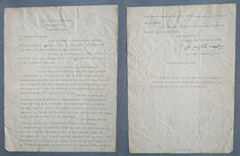 Letter from Fr. Joseph Fenelon