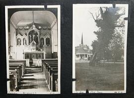 Interior of St. Mary’s Church and Fr. Leo Sheehan