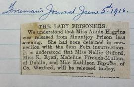 Release of Female Prisoners