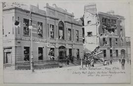 Irish rebellion May 1916 / Liberty Hall, Dublin, the rebel headquarters, after the storming