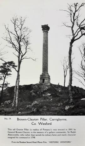 Browne Clayton Monument, Carrigbyrne, County Wexford