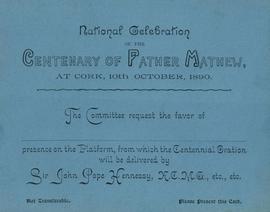 D.F. Giltinan and the Father Mathew Centenary Committee