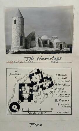 Plan and Print of Mount Alvernia Hermitage