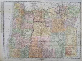 Map of the State of Oregon