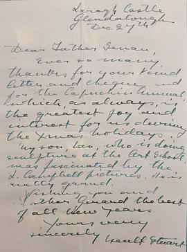 Letter from Iseult Stuart