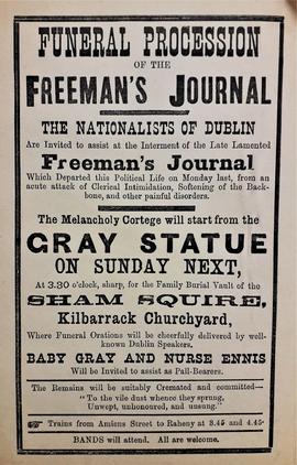 Funeral Procession of the ‘Freeman’s Journal’