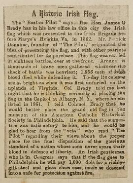 Historic Flag of the Irish Brigade