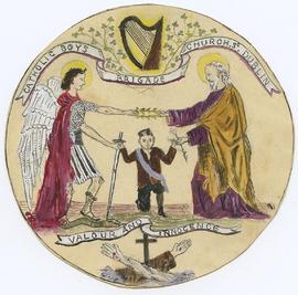 Draft coloured emblem of the Catholic Boys’ Brigade