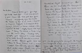 Letter from Margaret Bibby to Fr. Bonaventure Murphy OFM Cap.