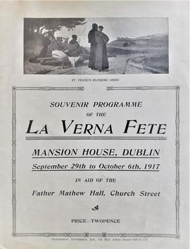 Souvenir Programme for La Verna Fete