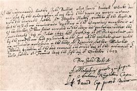 Act of Profession of John Baptist Dowdall (c.1626-1710)