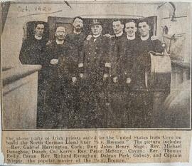 Irish priests on board the SS ‘Bremen’