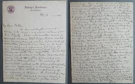 Letter from Fr. Luke Sheehan