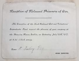 Reception for Released Prisoners of War
