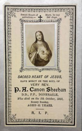 Memoriam Card for Canon Patrick Sheehan