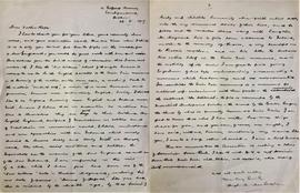 Letter from Hugh A. MacCartan