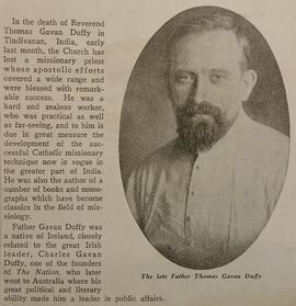 Obituary for Fr. Thomas Gavan Duffy