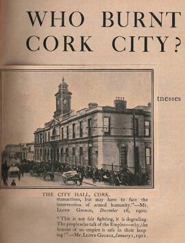 Who burnt Cork City?