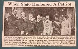 When Sligo honoured a Patriot / Constance Markievicz
