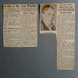 Death of Leo Whelan