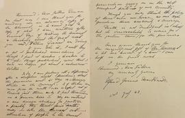 Letter from Maud Gonne MacBride
