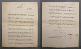 Letter from Fr. Joseph Fenelon