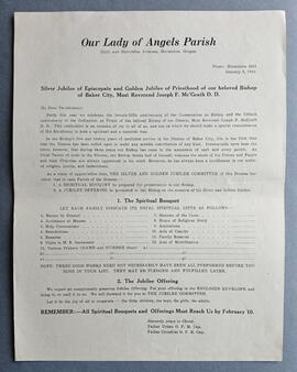 Silver Jubilee of the Episcopate of Bishop Joseph F. McGrath