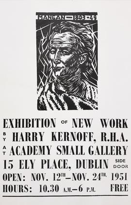 Harry Kernoff Exhibition Flier